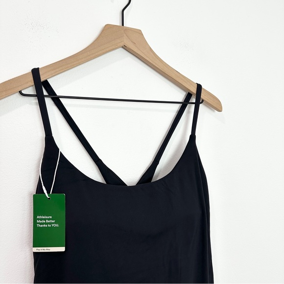 Halara Softlyzero Plush Backless Active Dress Easy Peezy Edition Black Size XL - Picture 3 of 6